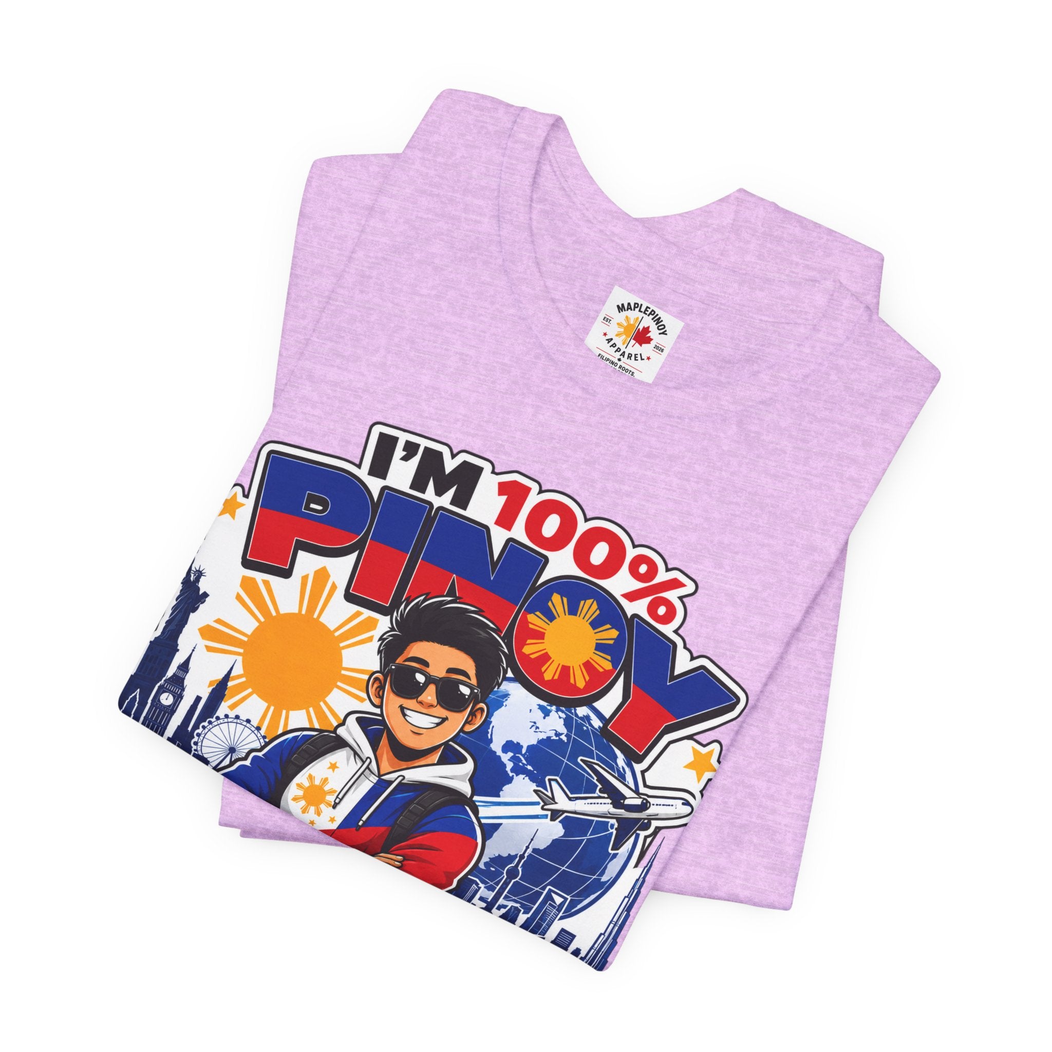 100% Pinoy, Living Abroad — Filipino Pride Tee