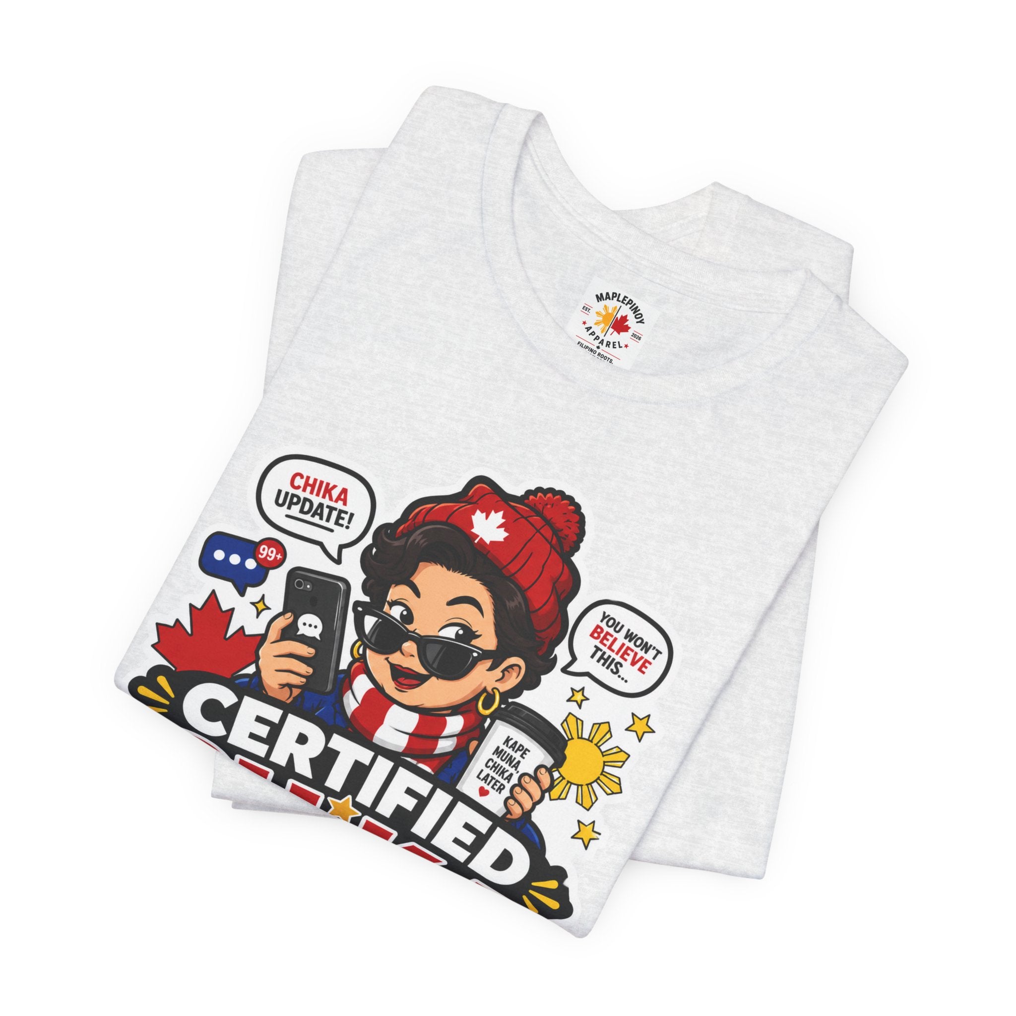 Certified Chika Officer — Funny Filipino Pride Tee