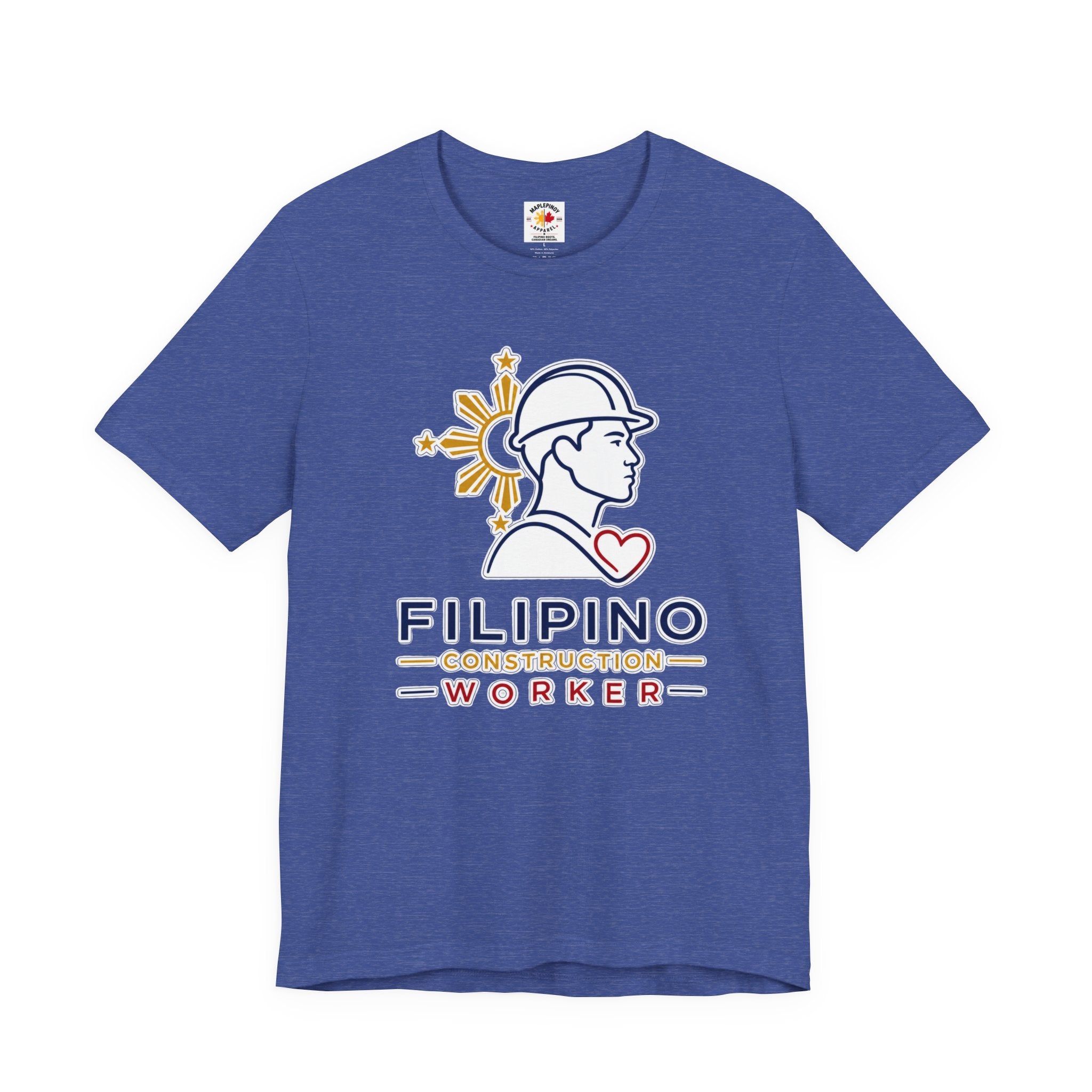 Kayod Para sa Pamilya — Filipino Construction Worker Pride Tee