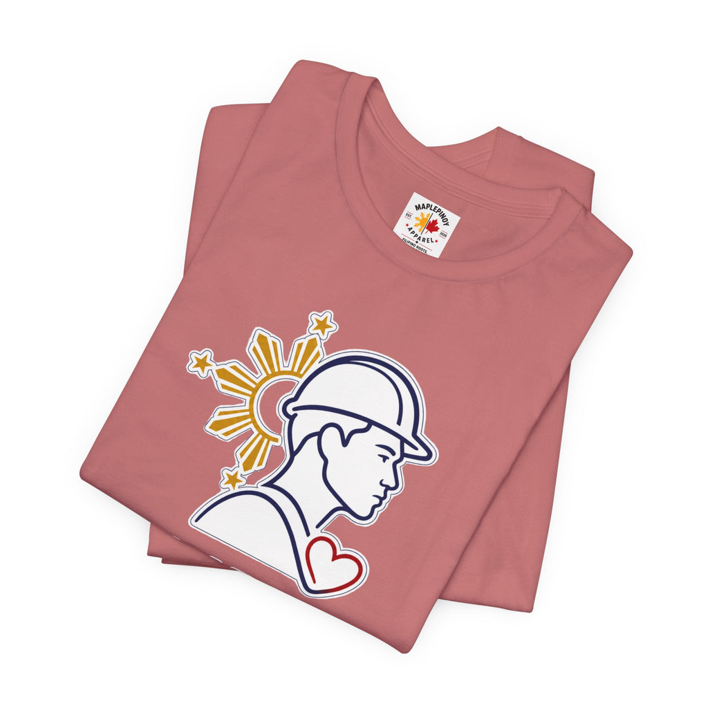 Kayod Para sa Pamilya — Filipino Construction Worker Pride Tee