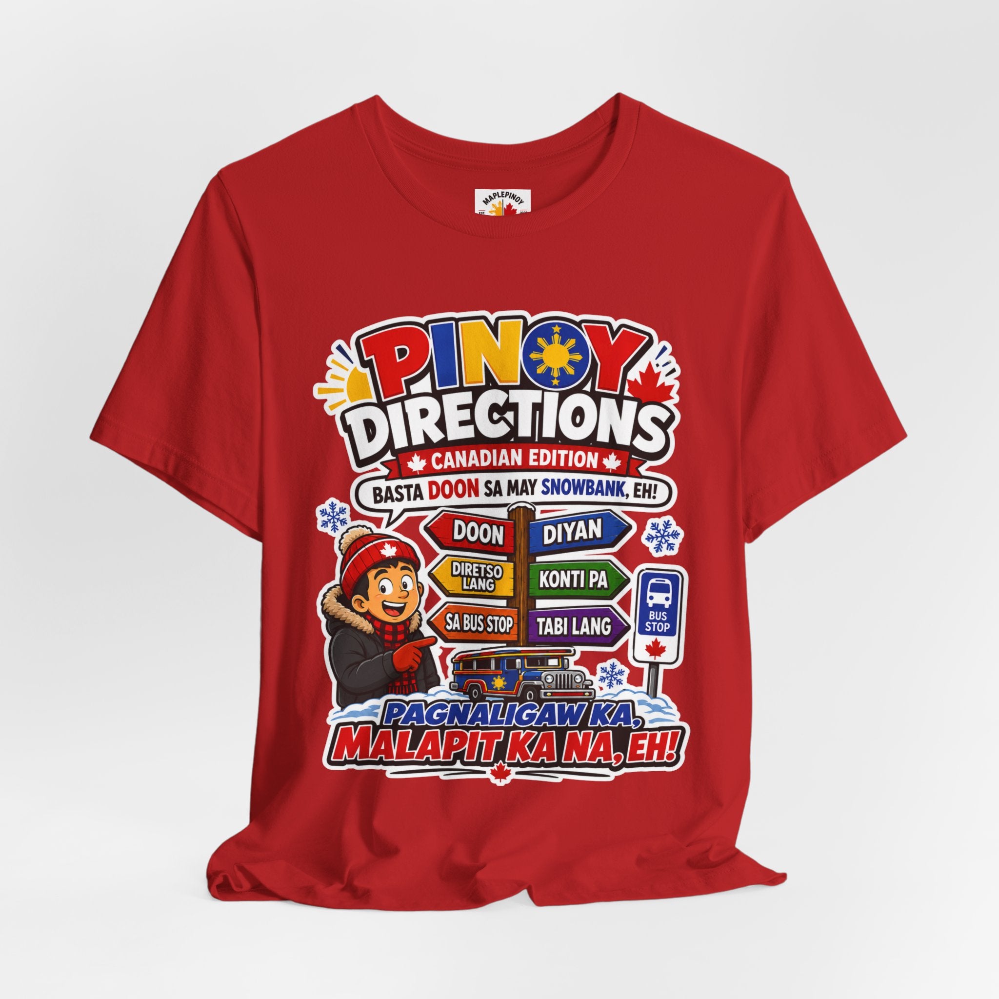 Pinoy Directions: Canadian Edition — Funny Filipino Tee