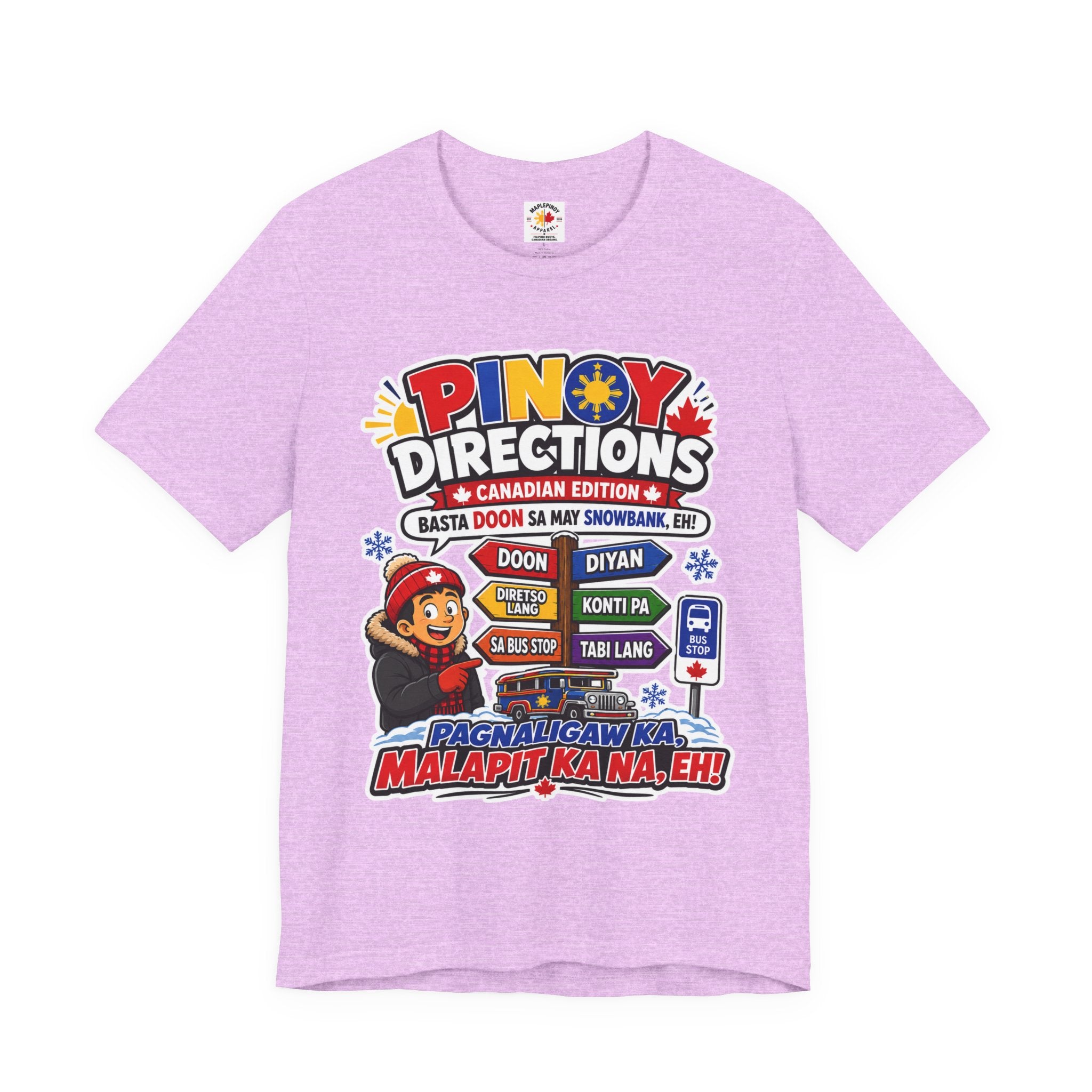 Pinoy Directions: Canadian Edition — Funny Filipino Tee