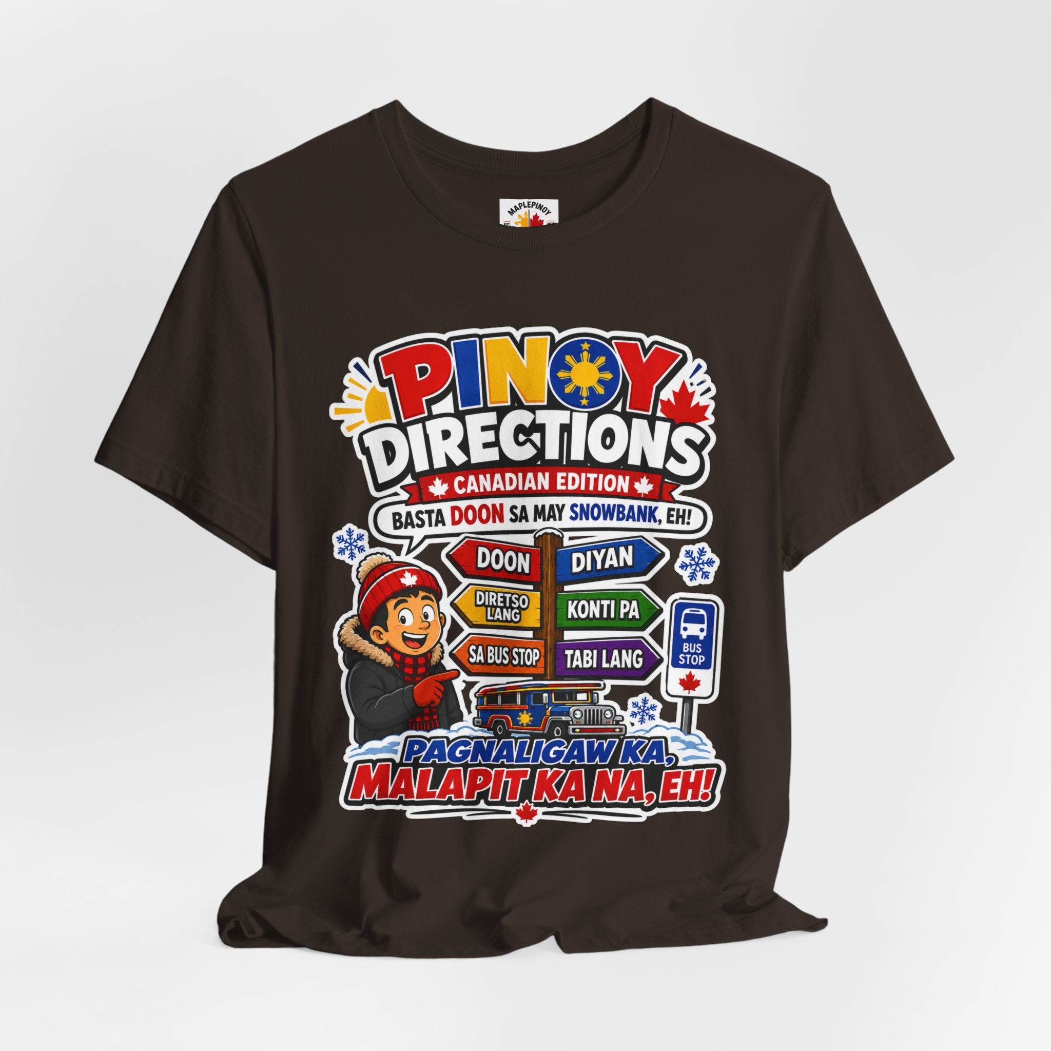 Pinoy Directions: Canadian Edition — Funny Filipino Tee