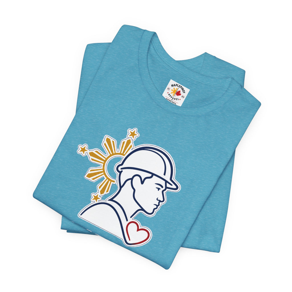 Kayod Para sa Pamilya — Filipino Construction Worker Pride Tee