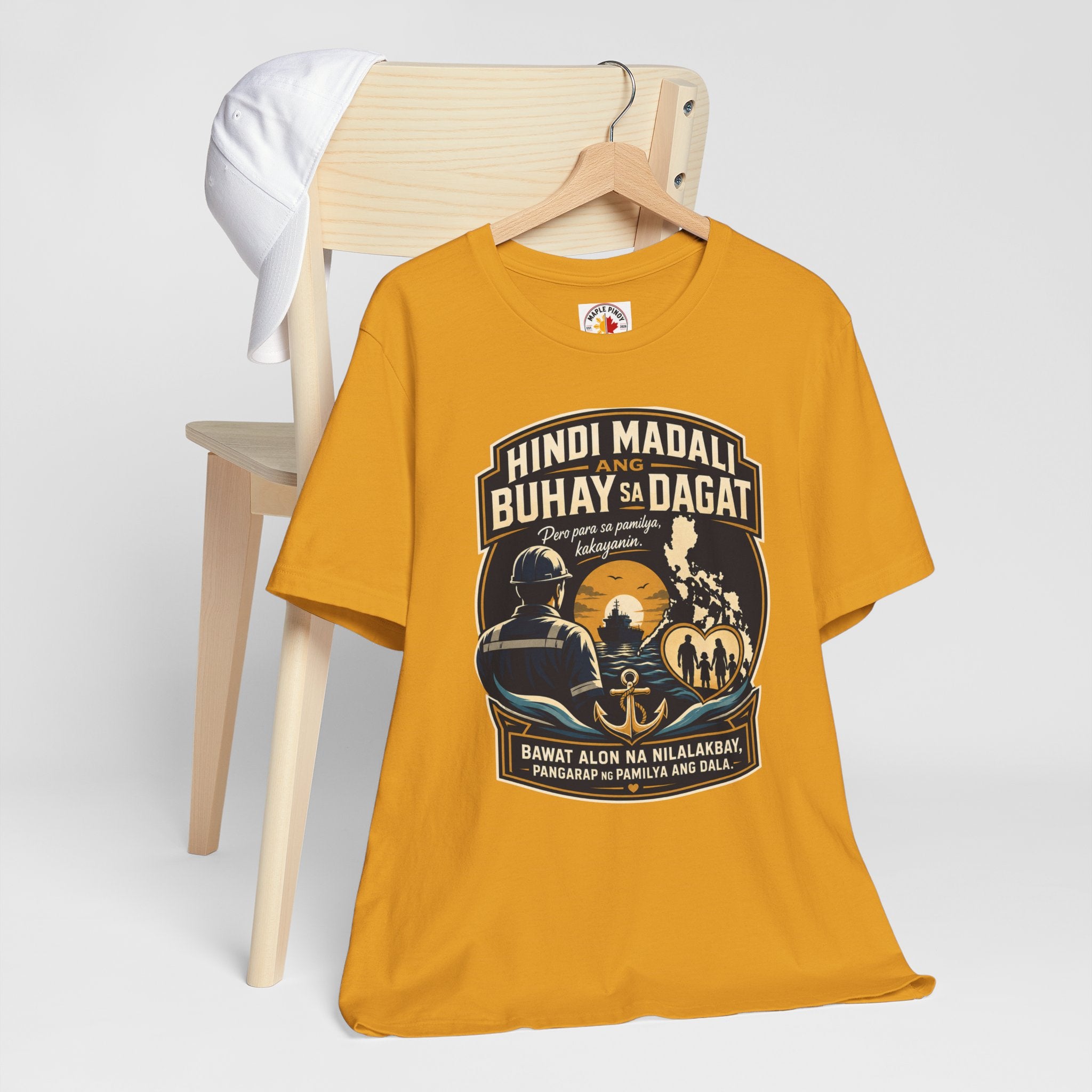 Hindi Madali ang Buhay sa Dagat — Filipino Seafarer Pride Tee