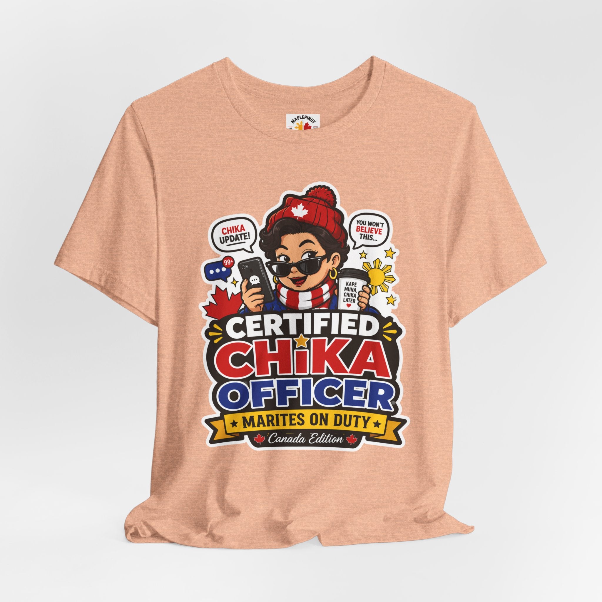 Certified Chika Officer — Funny Filipino Pride Tee
