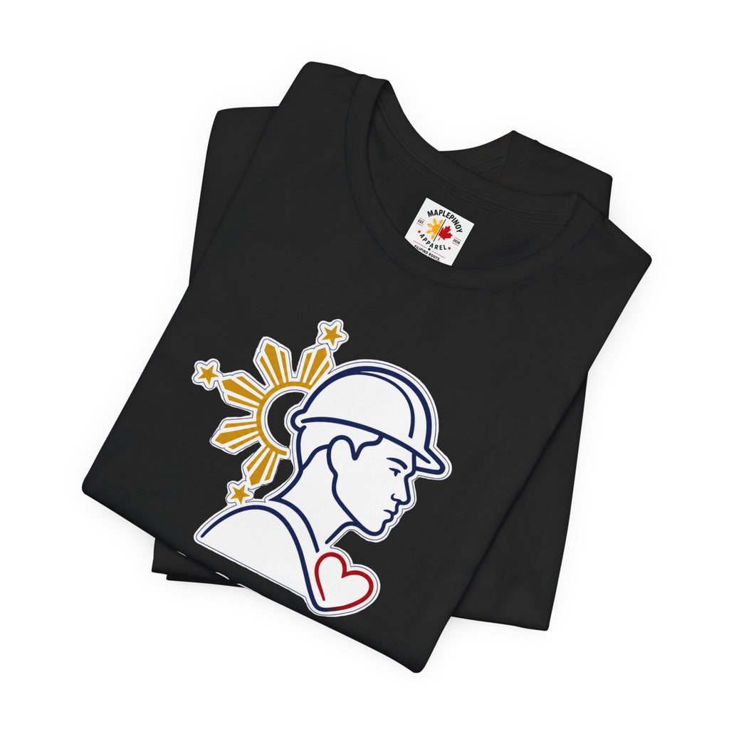 Kayod Para sa Pamilya — Filipino Construction Worker Pride Tee