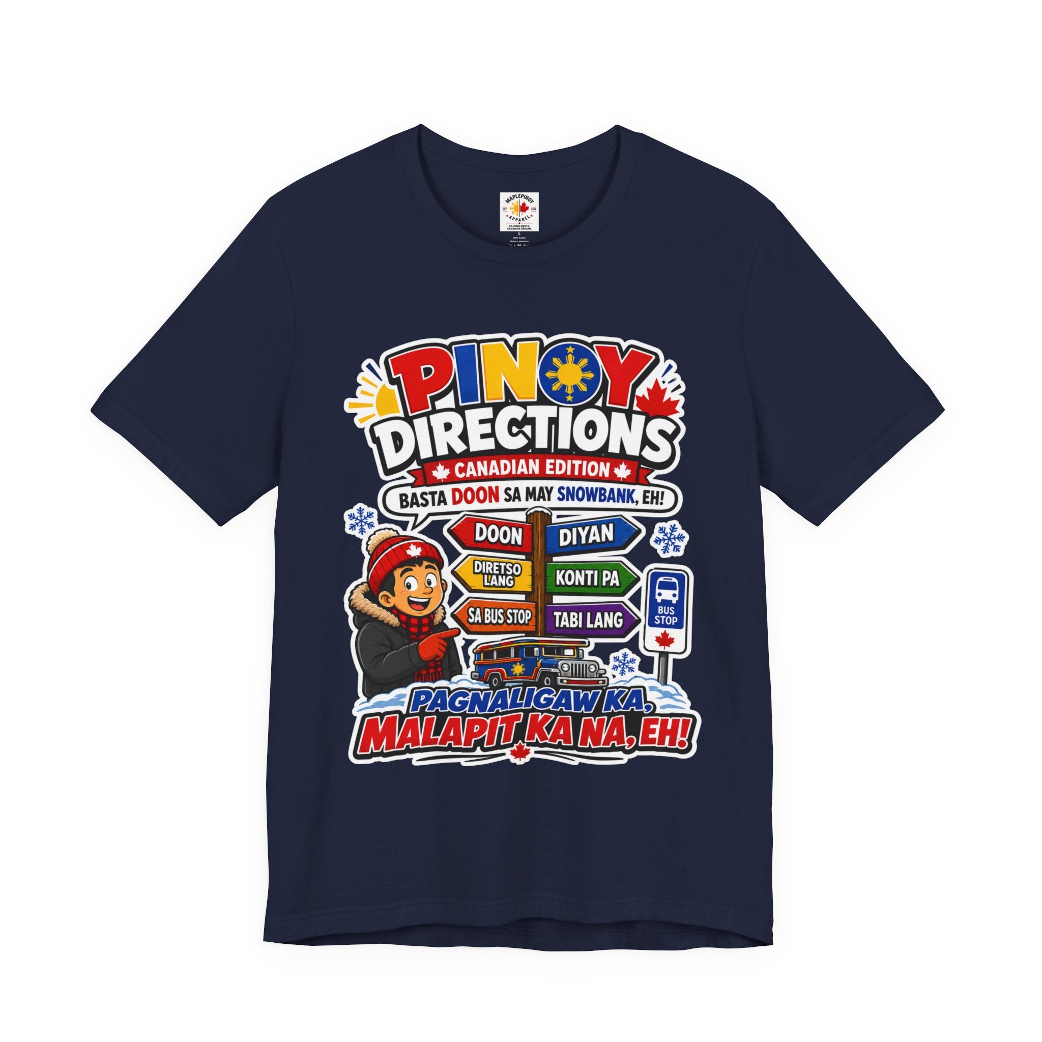 Pinoy Directions: Canadian Edition — Funny Filipino Tee