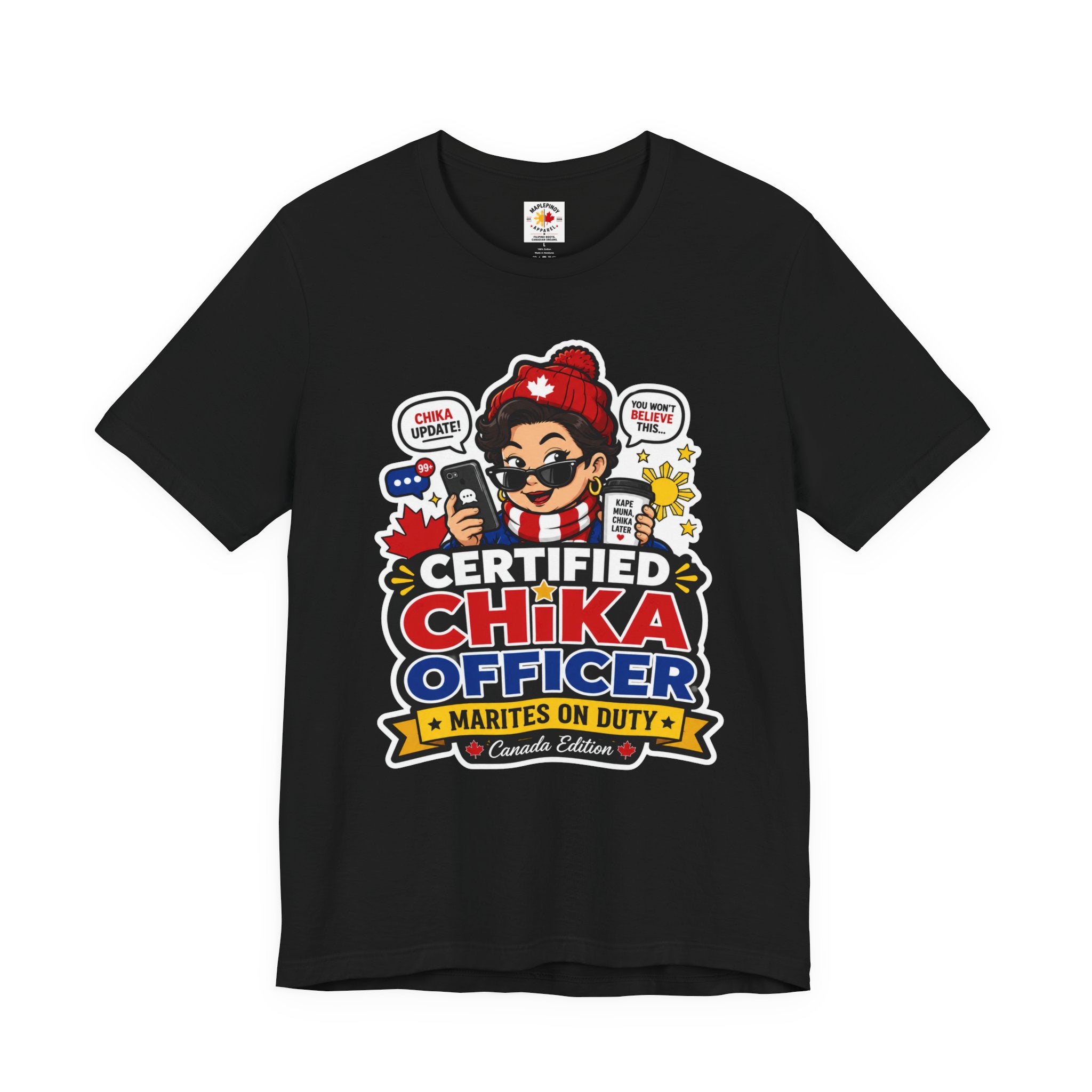 Certified Chika Officer — Funny Filipino Pride Tee