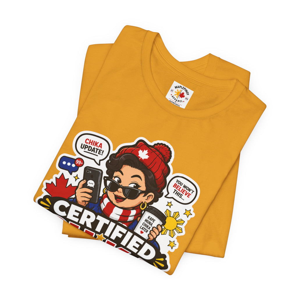 Certified Chika Officer — Funny Filipino Pride Tee