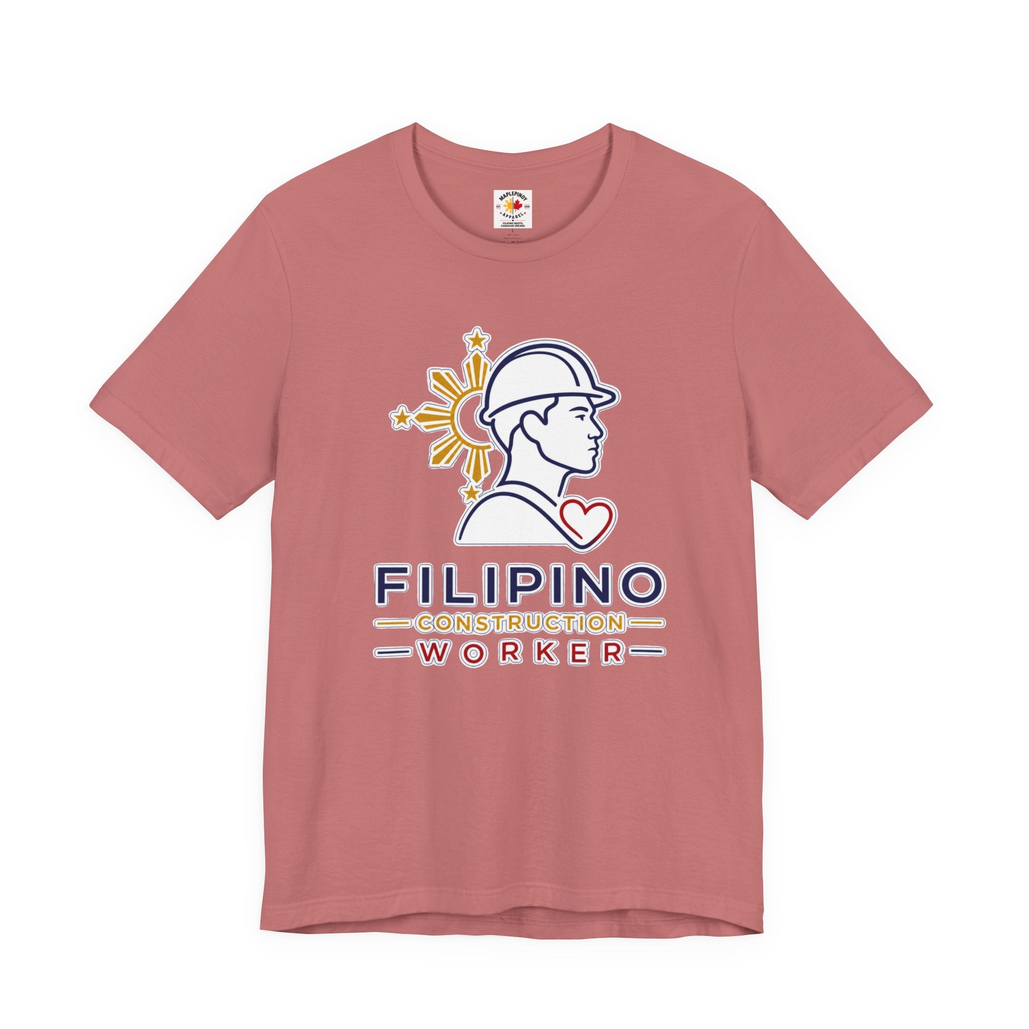 Kayod Para sa Pamilya — Filipino Construction Worker Pride Tee
