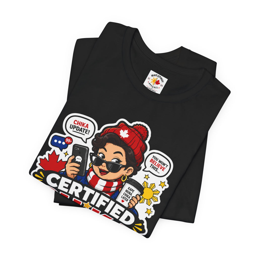 Certified Chika Officer — Funny Filipino Pride Tee