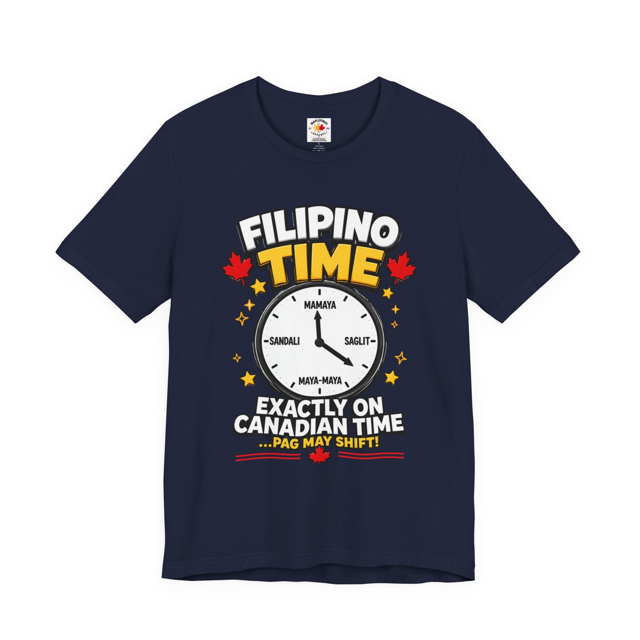 Filipino Time — Funny Pinoy Canadian Clock Tee