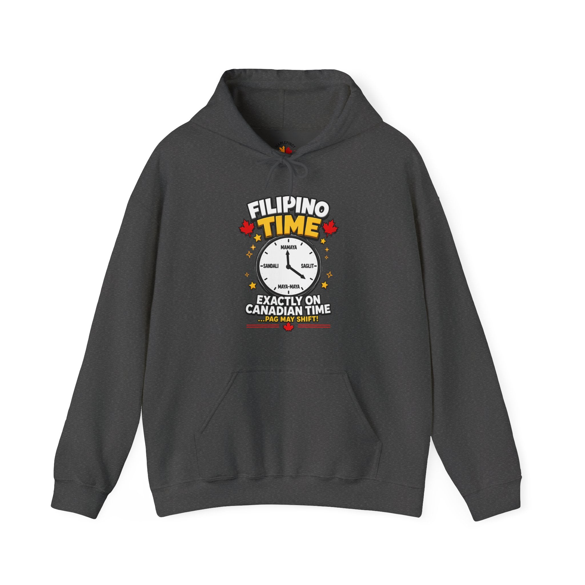 Filipino Time — Funny Pinoy Canadian Graphic Hoodie