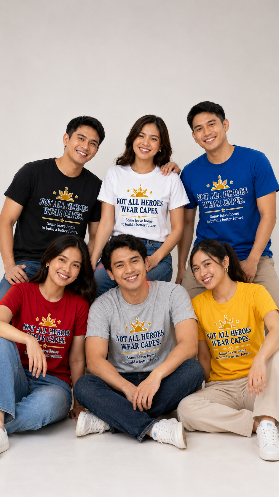 Not All Heroes Wear Capes — Filipino OFW Tribute Tee