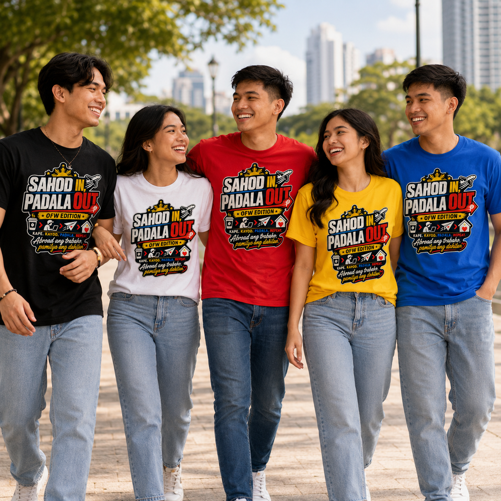 Sahod In, Padala Out — Funny Filipino OFW Life Tee