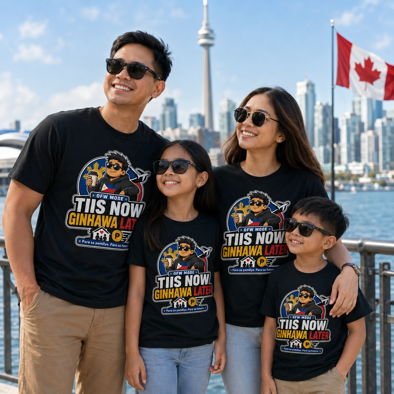 Tiis Now, Ginhawa Later — Filipino OFW Resilience Tee