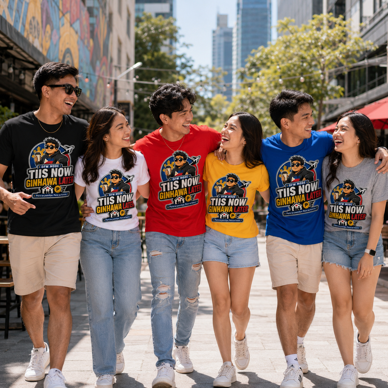 Tiis Now, Ginhawa Later — Filipino OFW Resilience Tee