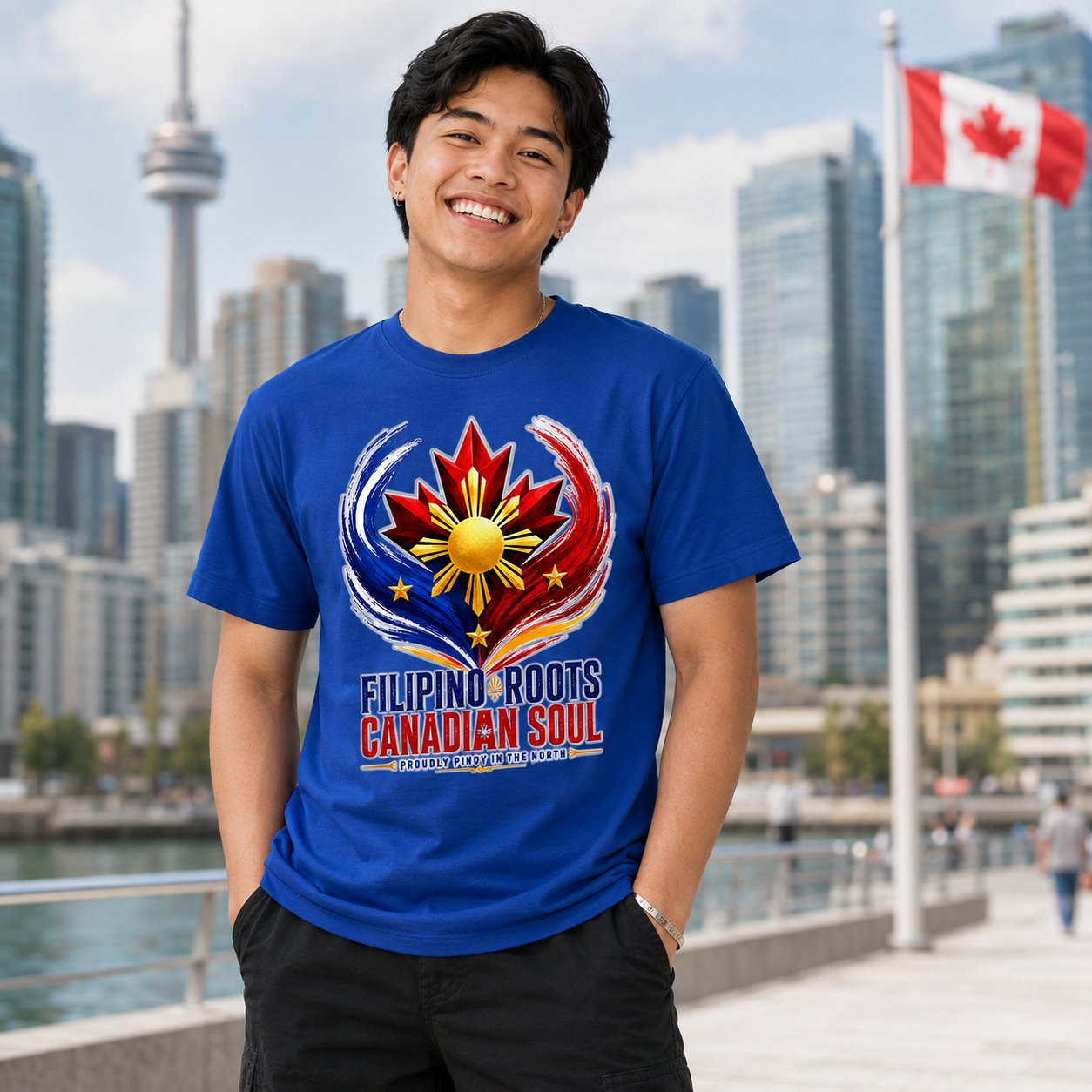 Filipino Roots, Canadian Soul — Pinoy Canadian Pride Tee