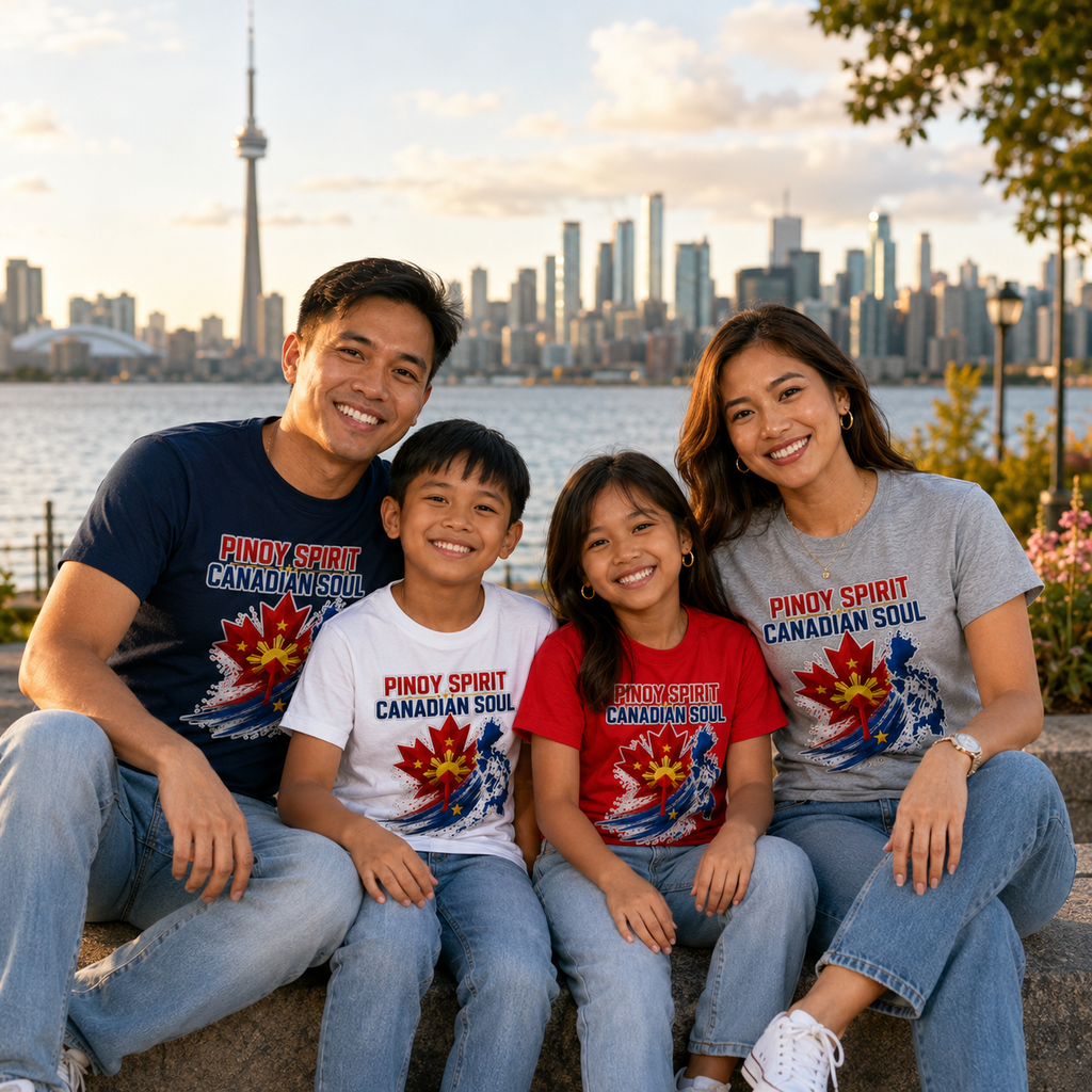 Pinoy Spirit, Canadian Soul — Filipino Canadian Pride Tee