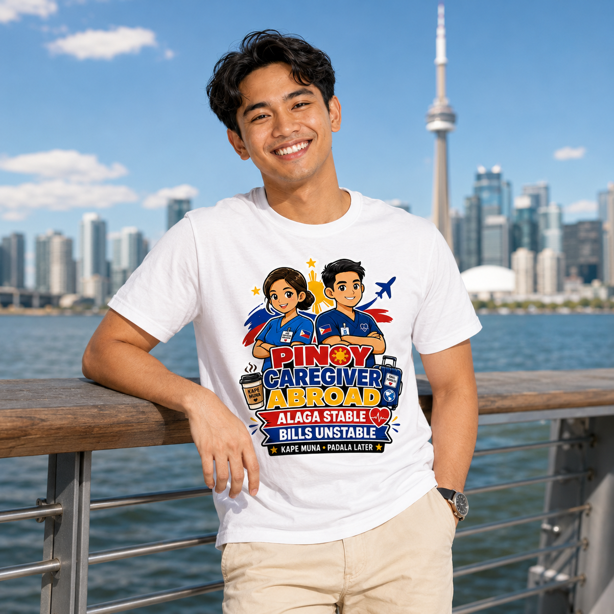 Alaga Stable, Bills Unstable — Funny Filipino Caregiver Tee