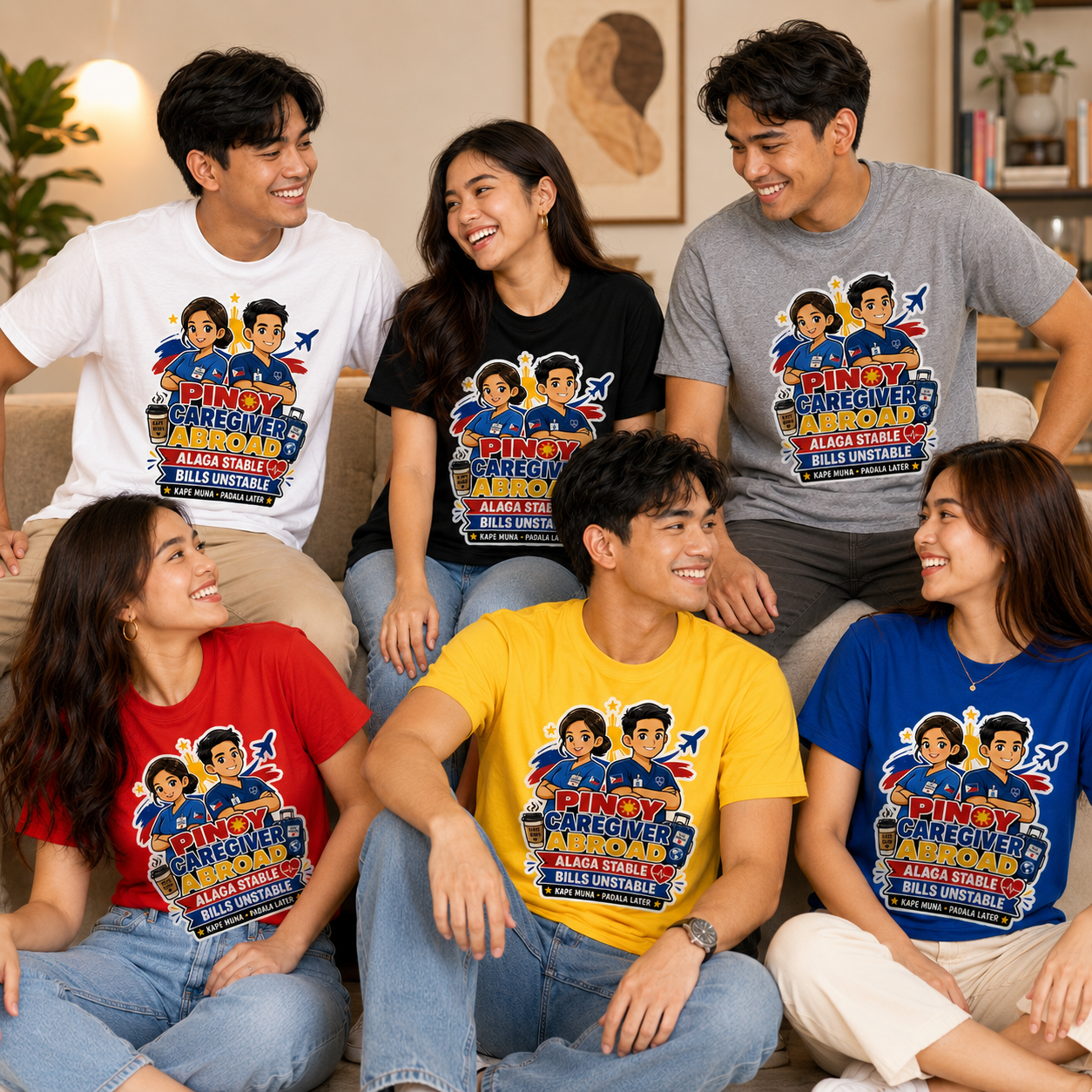 Alaga Stable, Bills Unstable — Funny Filipino Caregiver Tee