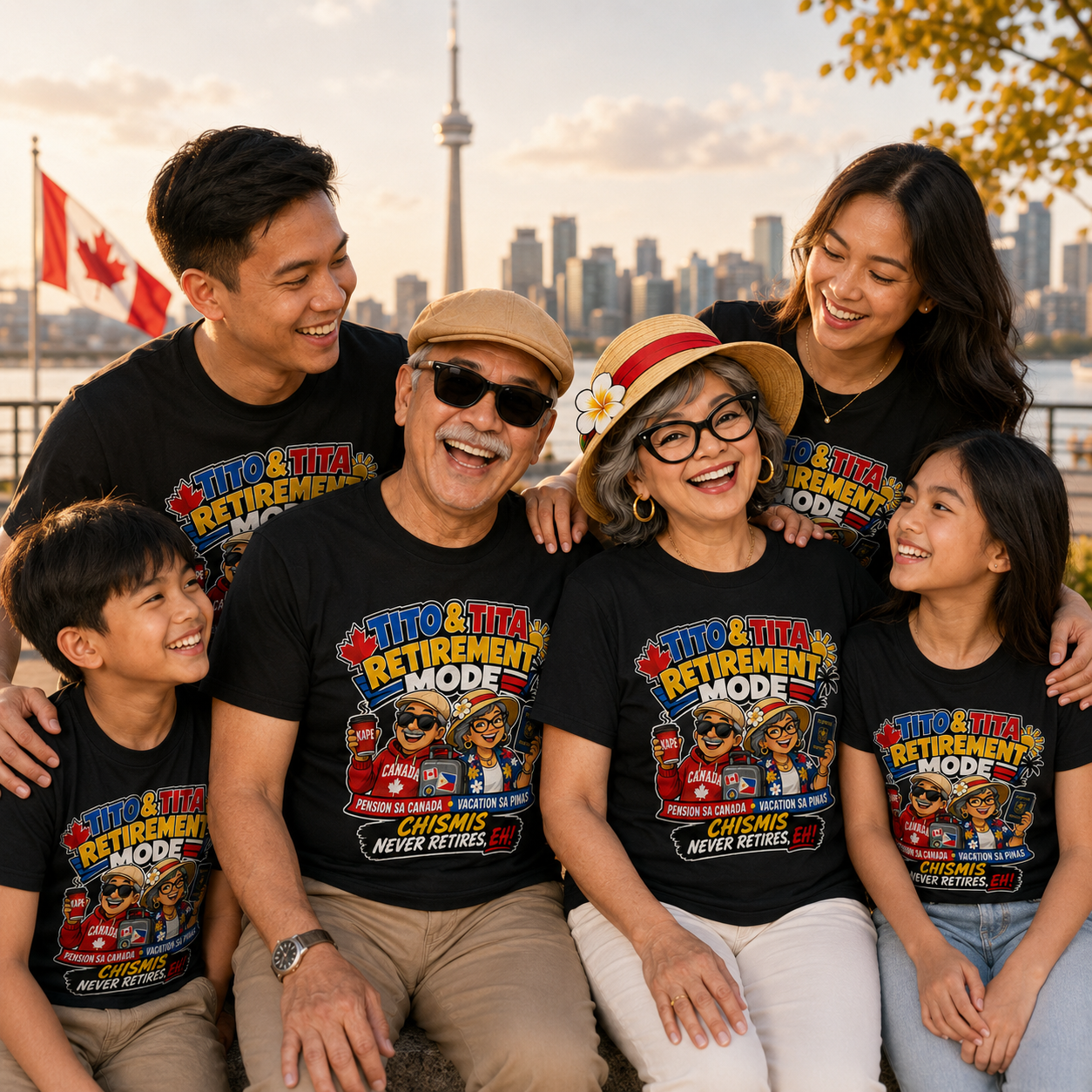 Tito & Tita: Retirement Mode — Funny Filipino Canadian Tee