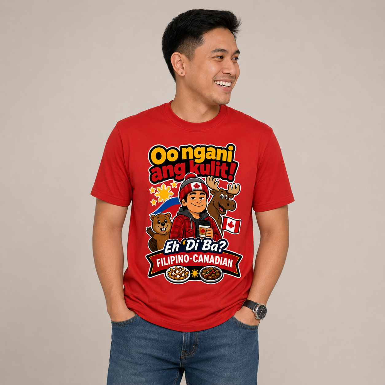 Oo Ngani, Ang Kulit! — Funny Filipino Canadian Barkada Tee
