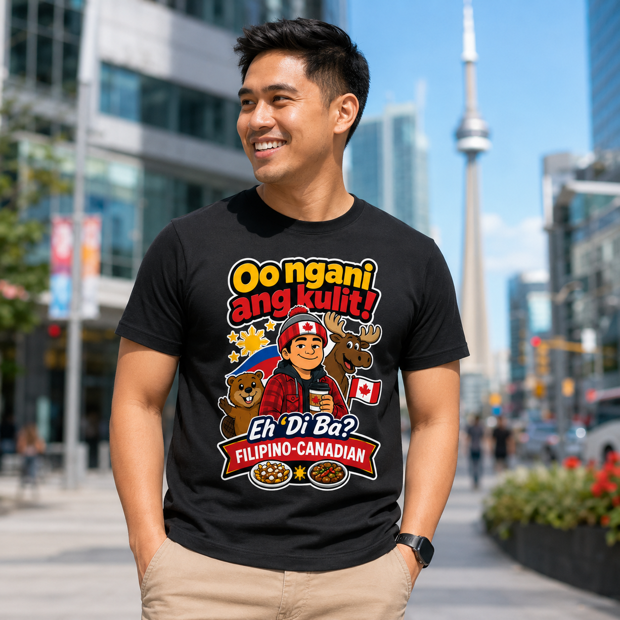 Oo Ngani, Ang Kulit! — Funny Filipino Canadian Barkada Tee