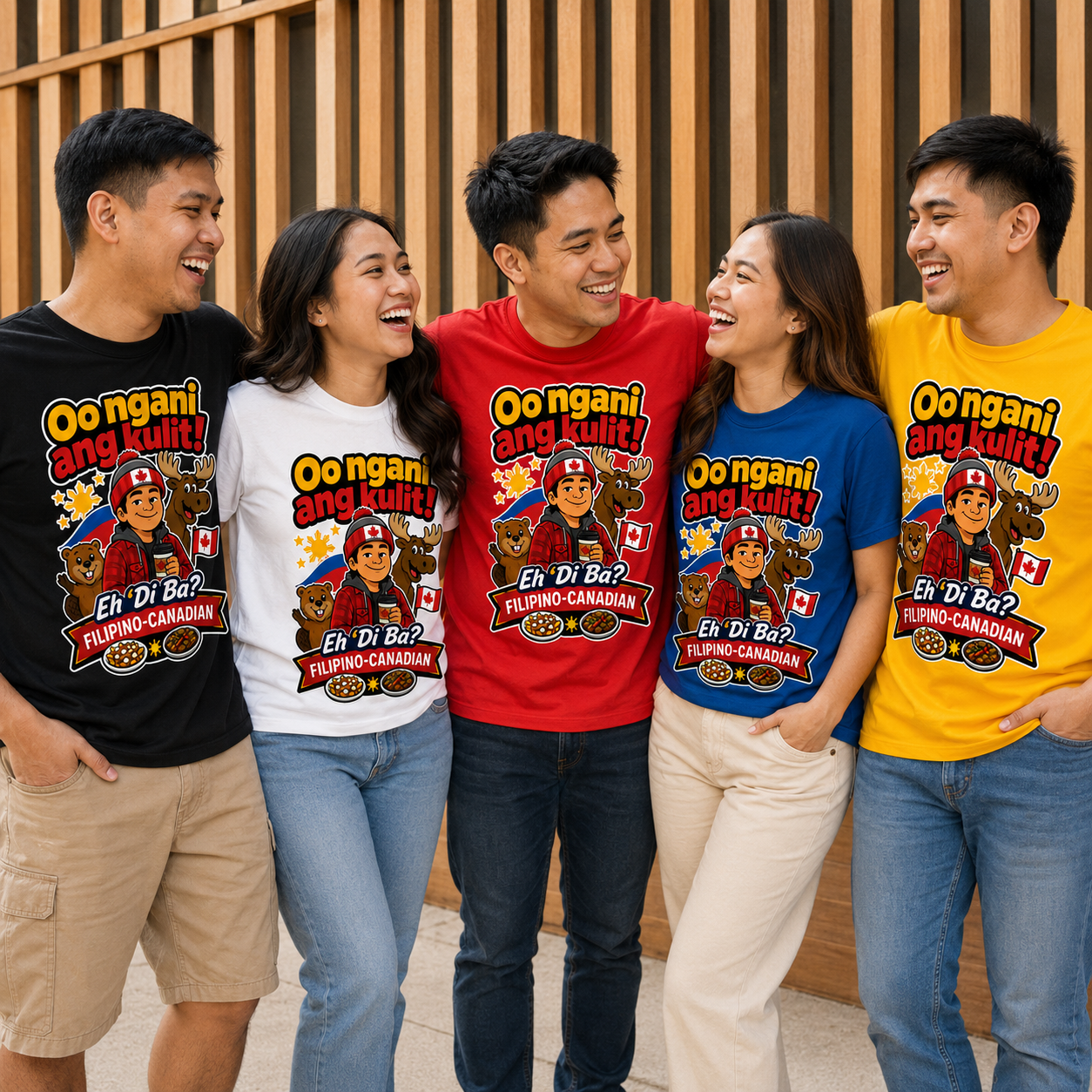 Oo Ngani, Ang Kulit! — Funny Filipino Canadian Barkada Tee