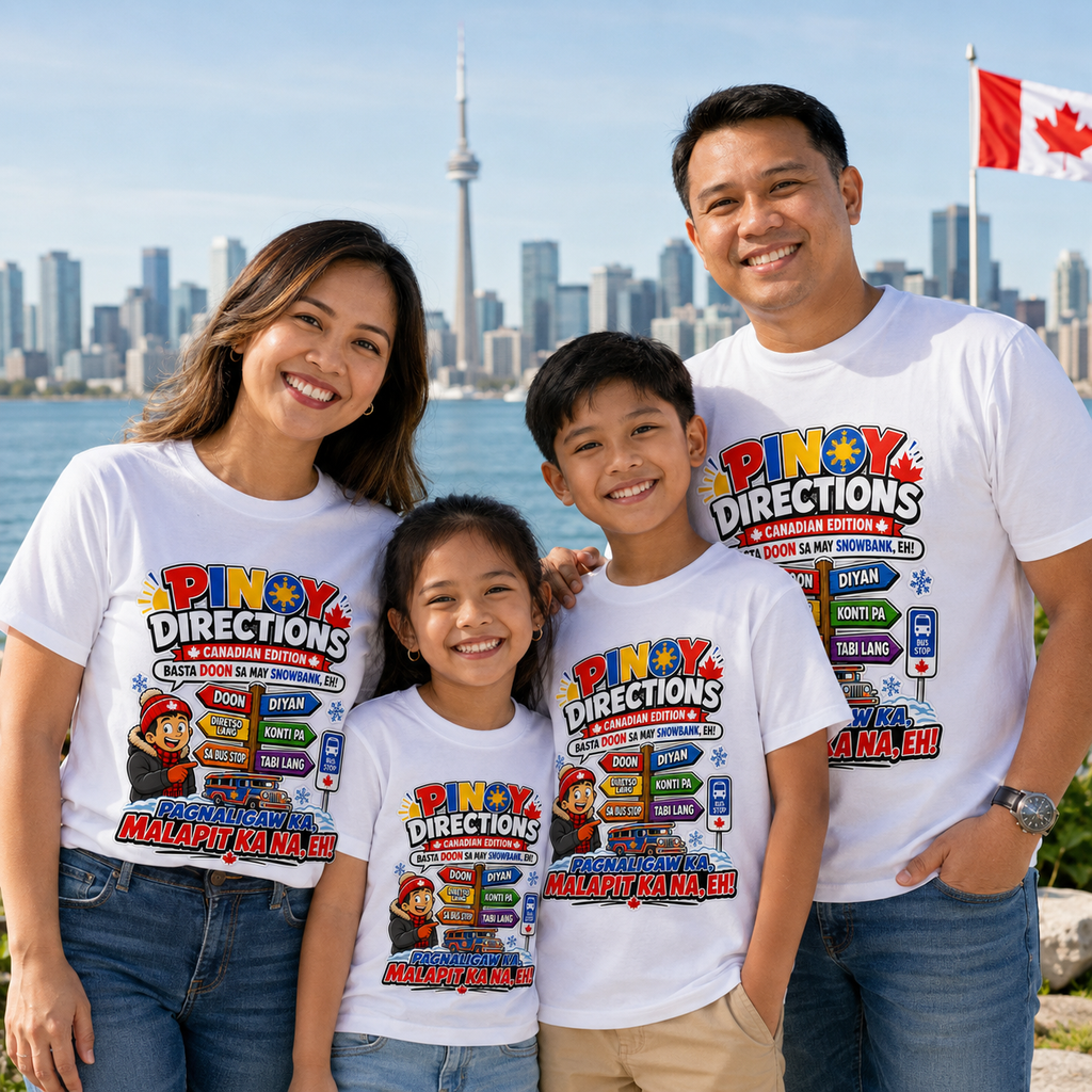 Pinoy Directions: Canadian Edition — Funny Filipino Tee