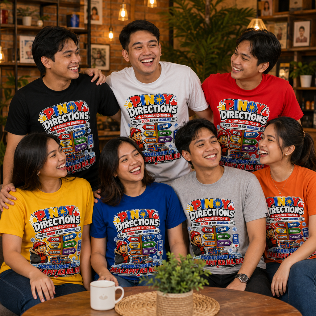 Pinoy Directions: Canadian Edition — Funny Filipino Tee