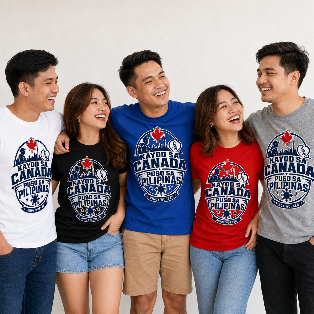 Kayod sa Canada, Puso sa Pilipinas — Filipino OFW Tee