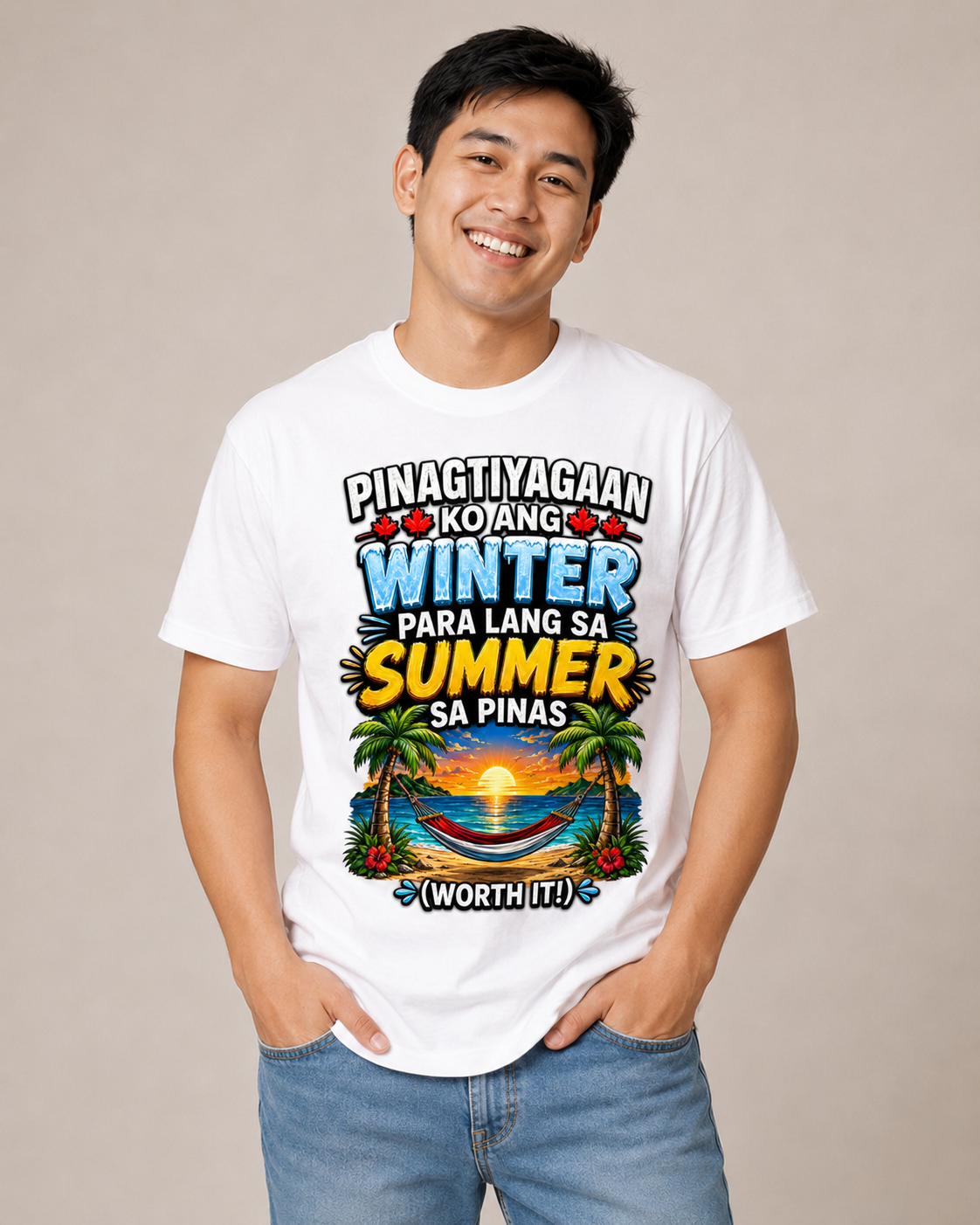 Pinagtiyagaan Ko Ang Winter Para Sa Summer Sa Pinas — Funny Pinoy Tee