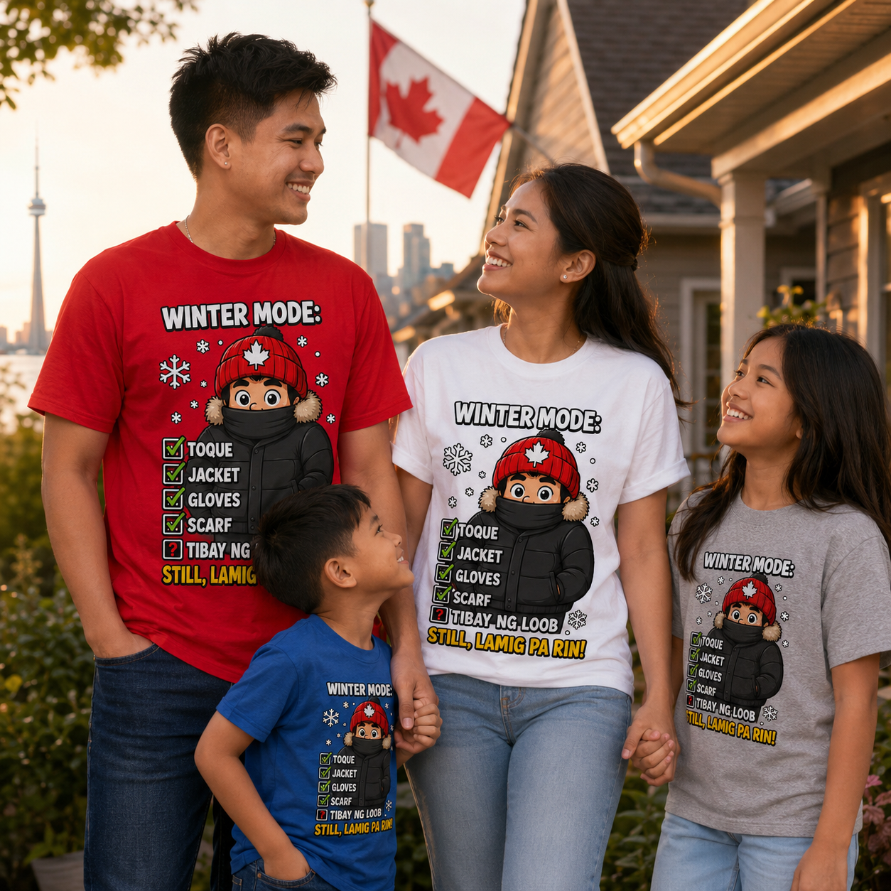 Lamig Pa Rin — Funny Filipino Canadian Winter Tee