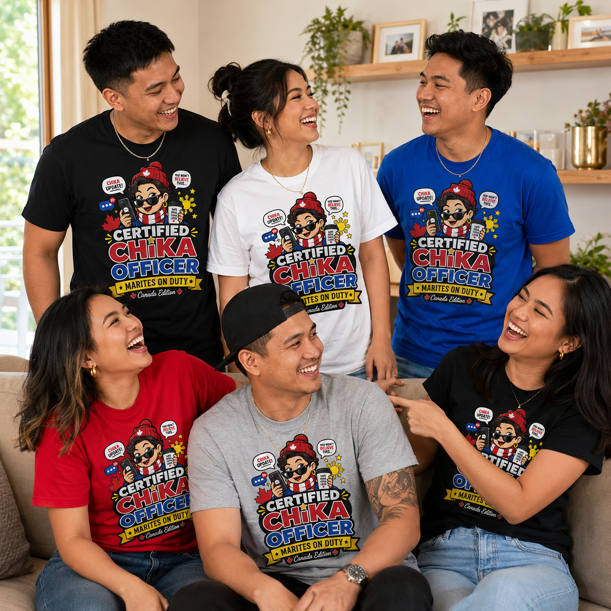 Certified Chika Officer — Funny Filipino Pride Tee