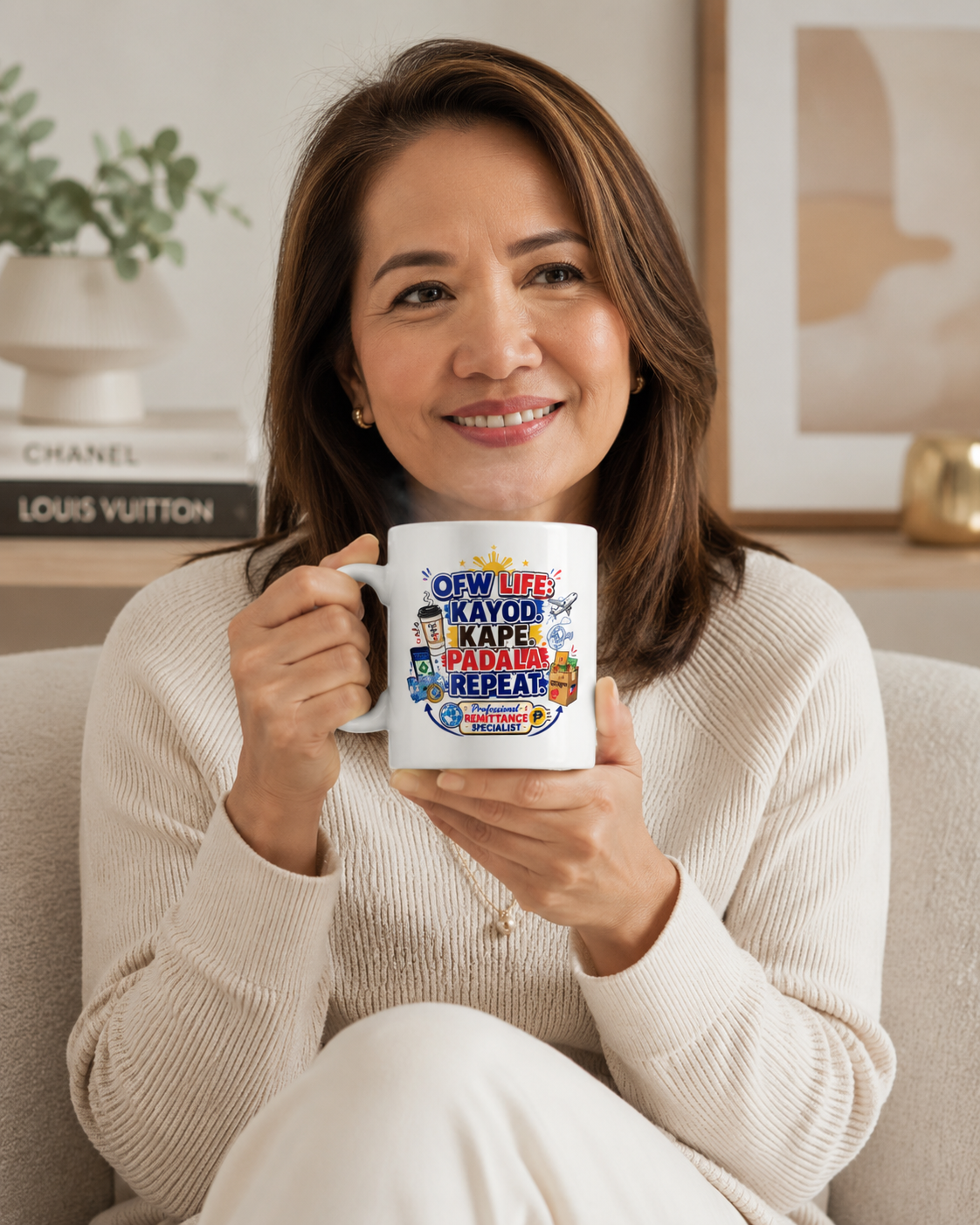 OFW Life — Kayod. Kape. Padala. Repeat. Ceramic Mug