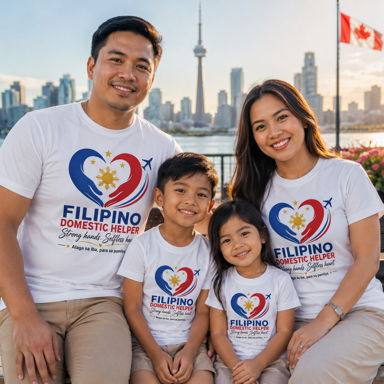 Alaga sa Iba, Para sa Pamilya — Filipino Domestic Helper Tee