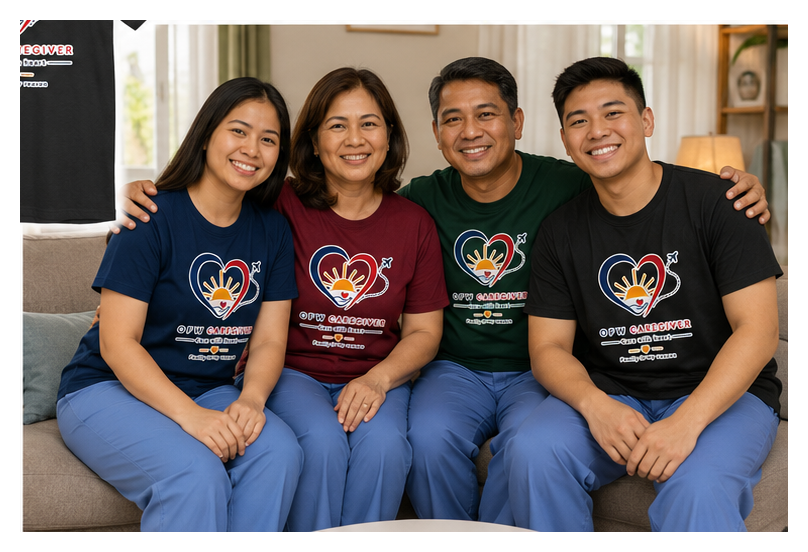 Family Is My Reason — Filipino OFW Caregiver Shirt