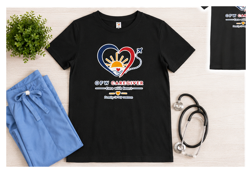 Family Is My Reason — Filipino OFW Caregiver Shirt