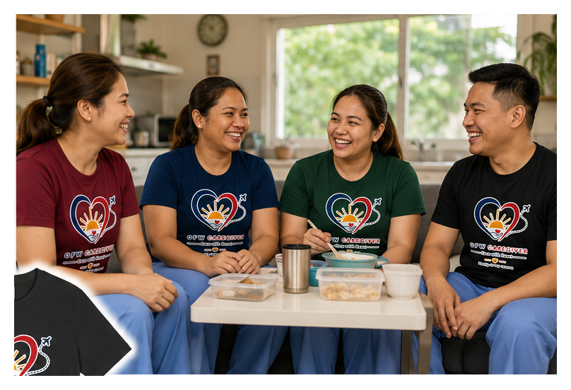 Family Is My Reason — Filipino OFW Caregiver Shirt