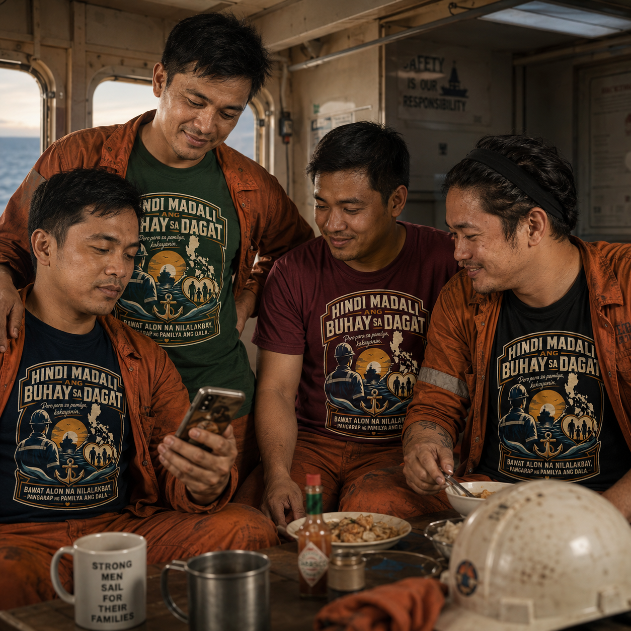 Hindi Madali ang Buhay sa Dagat — Filipino Seafarer Pride Tee