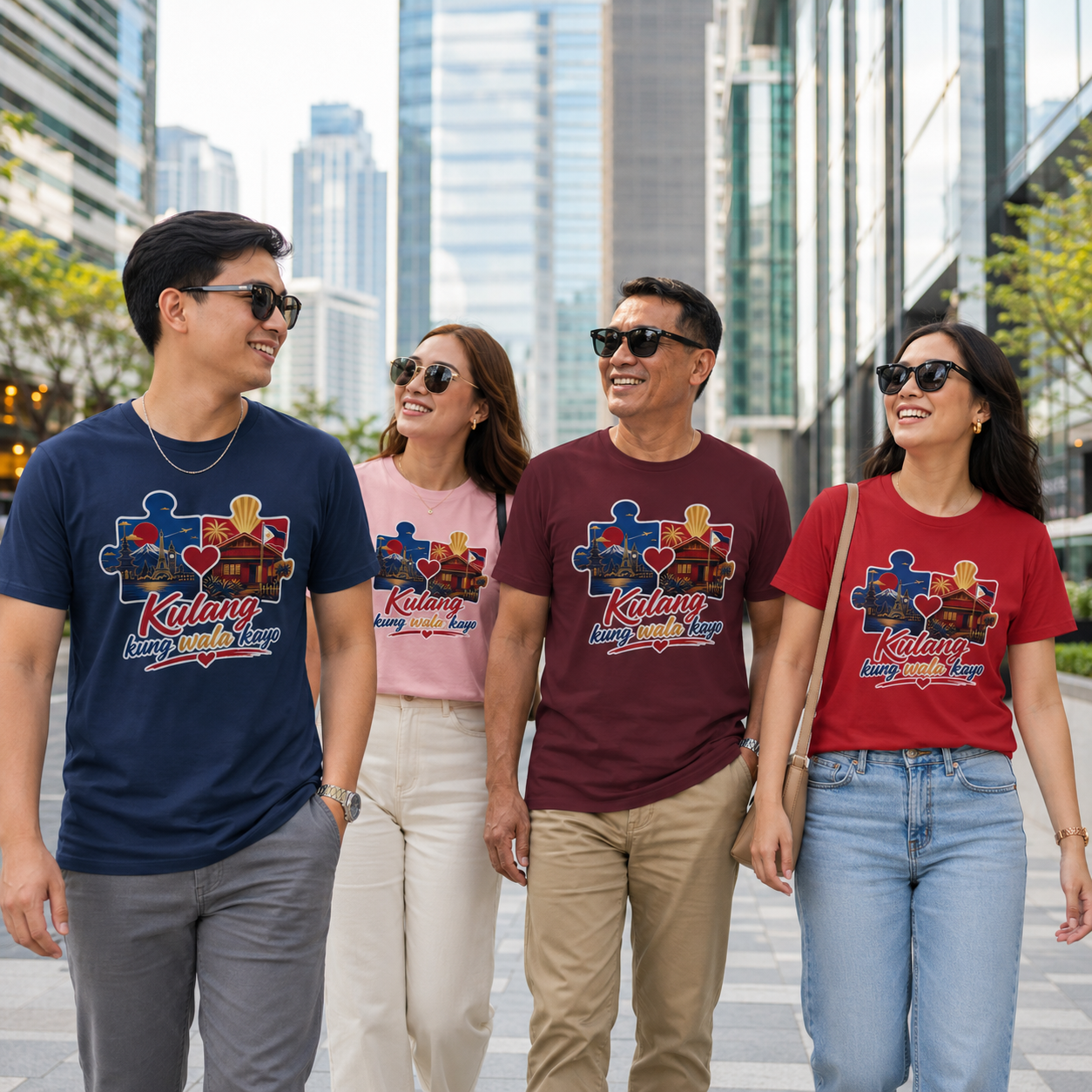 Kulang Kung Wala Kayo Tee — Filipino OFW Puzzle Heart T-Shirt