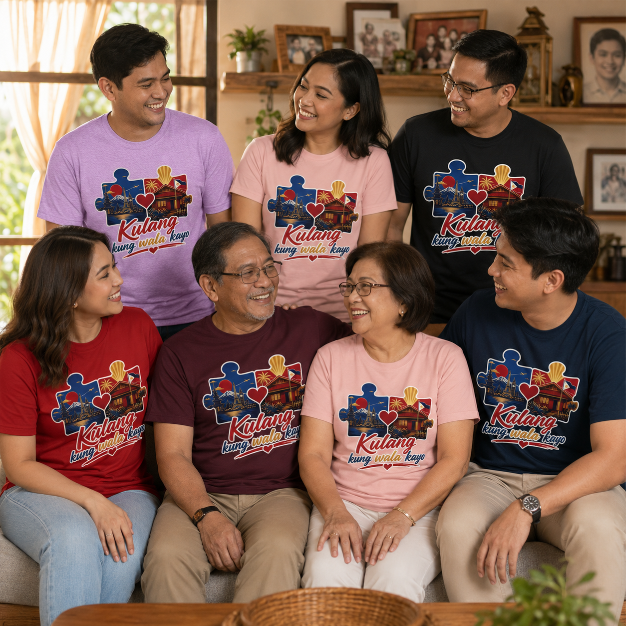 Kulang Kung Wala Kayo Tee — Filipino OFW Puzzle Heart T-Shirt