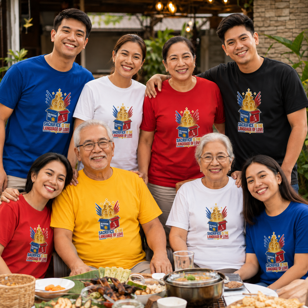 Sacrifice Is the Language of Love T-Shirt — Filipino OFW Balikbayan Box Tribute