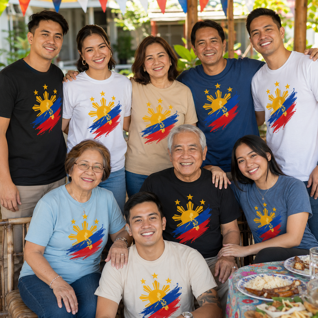 Philippines Flag T-Shirt – Filipino Pride Graphic Tee