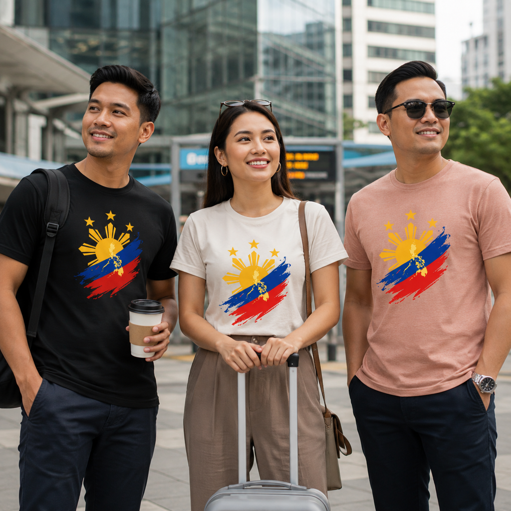 Philippines Flag T-Shirt – Filipino Pride Graphic Tee