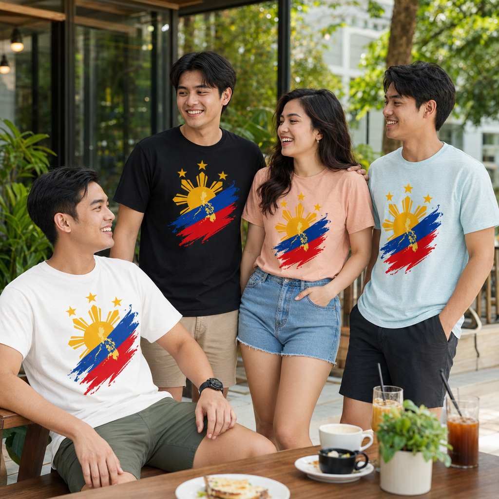Philippines Flag T-Shirt – Filipino Pride Graphic Tee