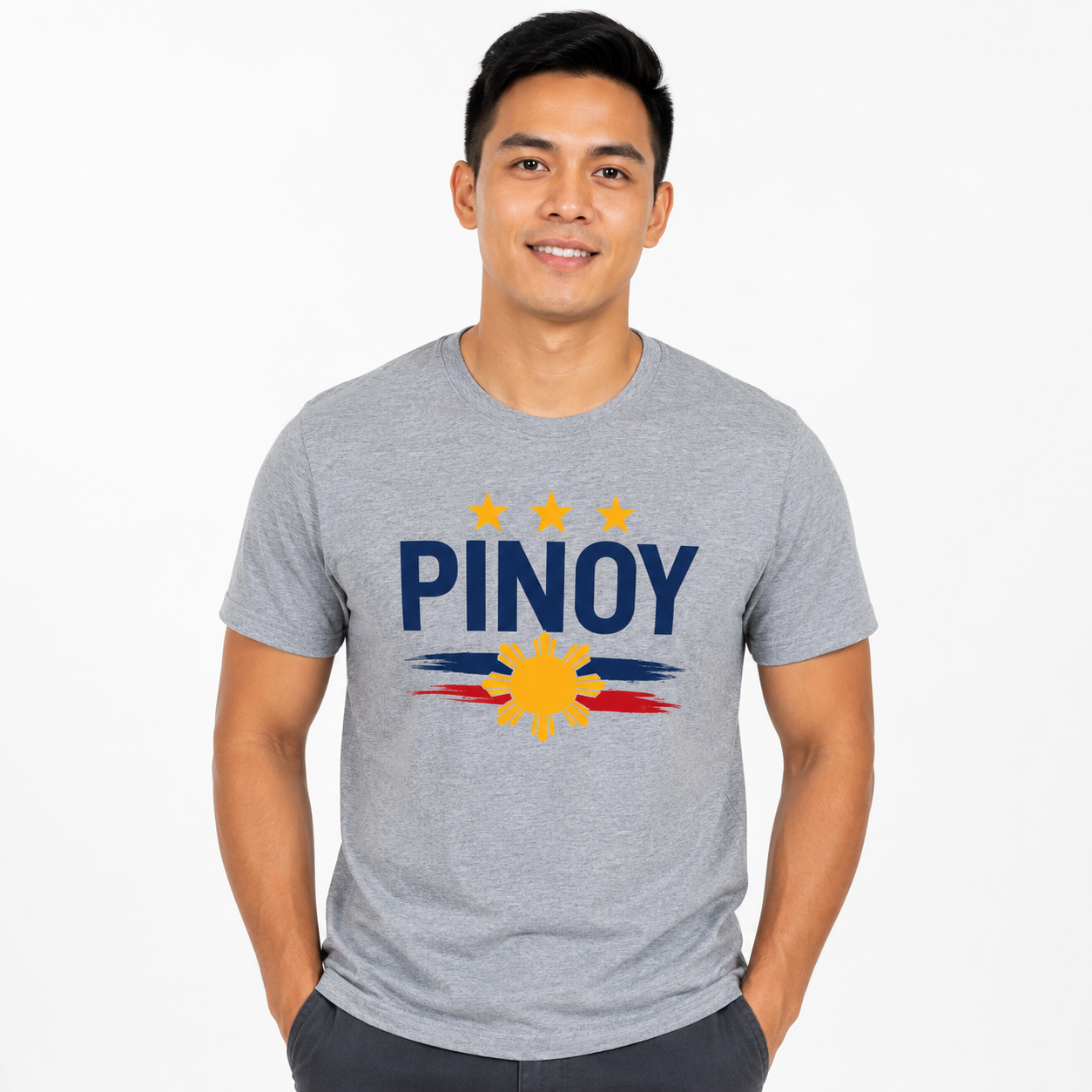 PINOY Filipino Pride T-Shirt – Philippine Sun Graphic Tee