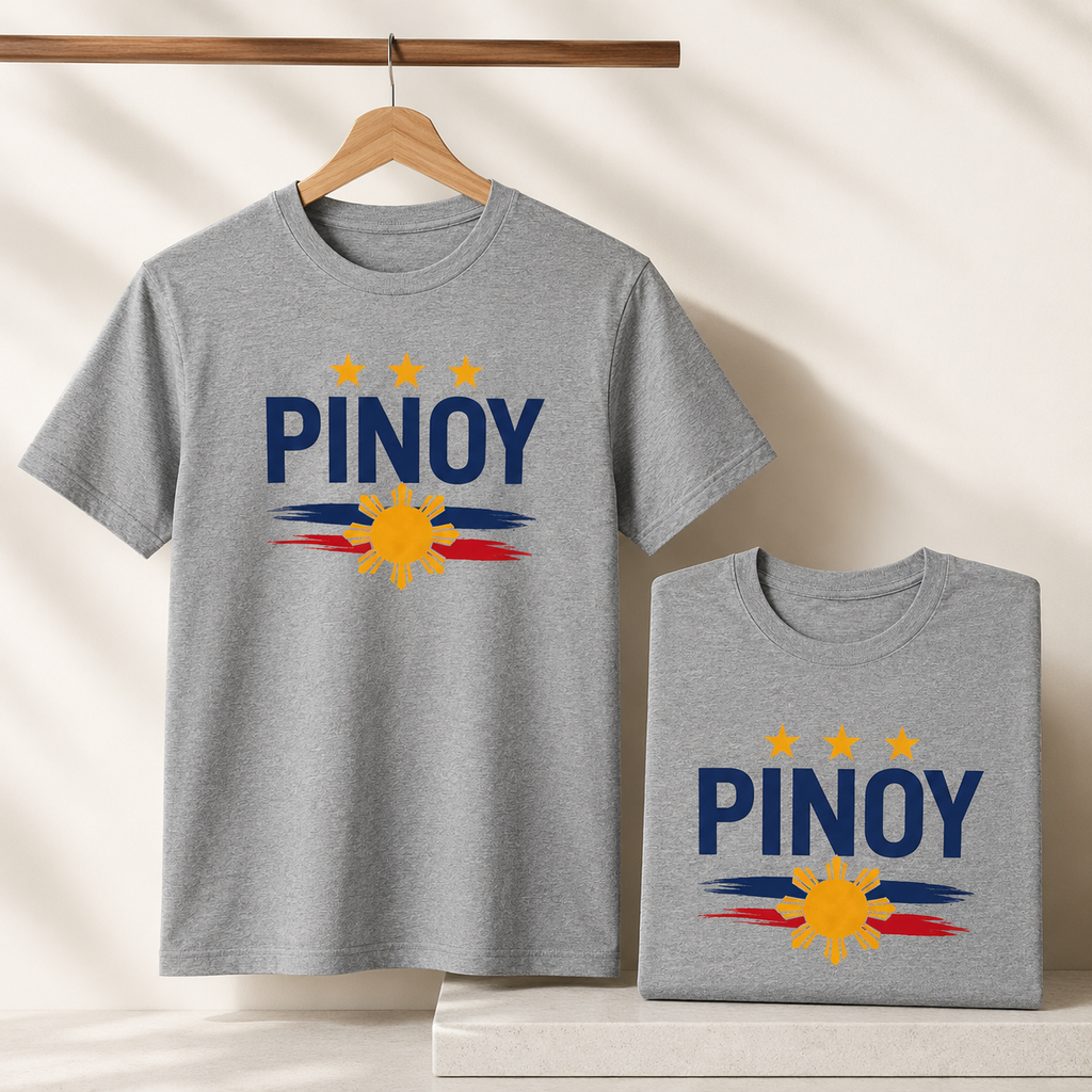 PINOY Filipino Pride T-Shirt – Philippine Sun Graphic Tee